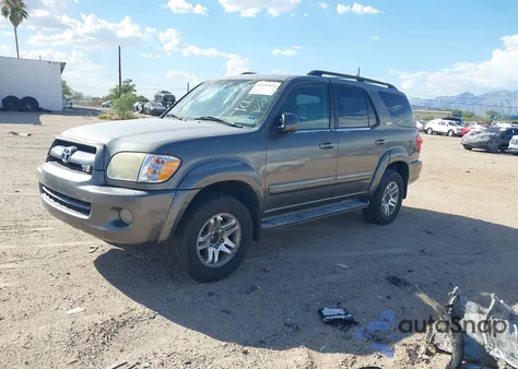 2006 Toyota Sequoia Sr5 V8 from USA, damaged, VIN 5TDZT34A06S281998